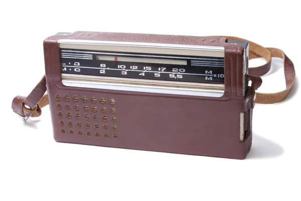 Ancien transistor Radio isolé Images De Stock Libres De Droits