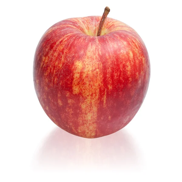 Rijpe rode appel geïsoleerd 1 — Stockfoto