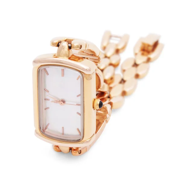 Golden Wristwatches isolated 2 — Stock Photo, Image