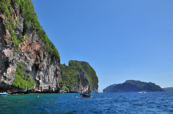 stock image Blue sea and blue sky