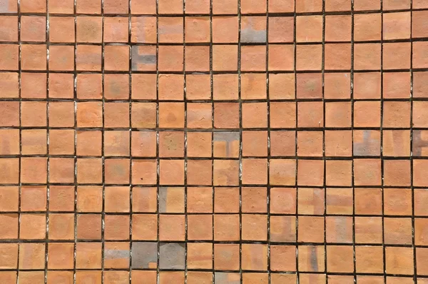 Mur carré en brique — Photo