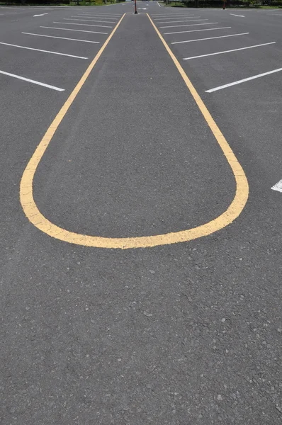 Leere Parkplätze — Stockfoto