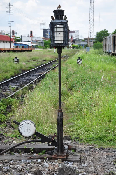 Interruptor selector ferroviario — Foto de Stock