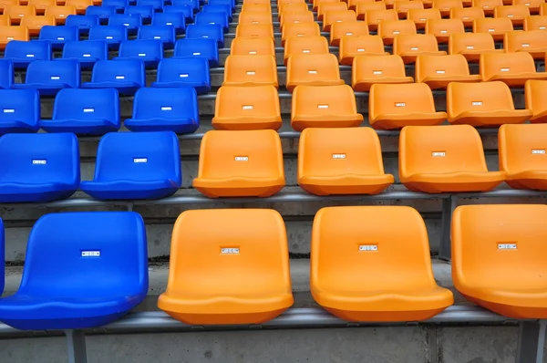 Prázdné židle stadionu — Stock fotografie