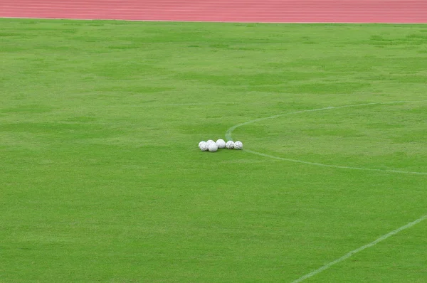 Bal in voetbalstadion 3 — Stockfoto