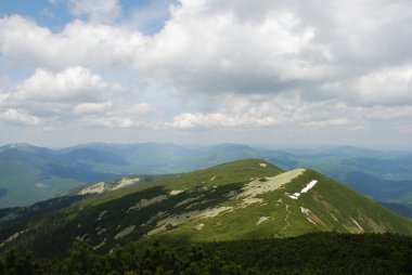 dağlarda yaz.