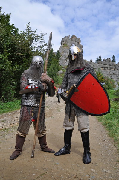 Reconstruction of fighting equipment.