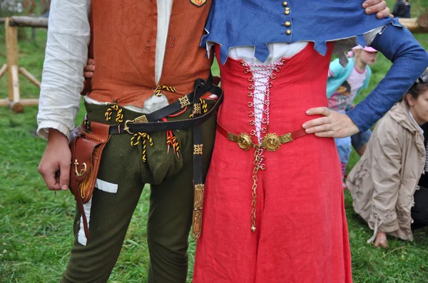 O terno medieval europeu . — Fotografia de Stock