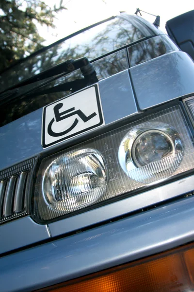 stock image Disability sign on the car