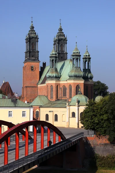 Cathedral in Poznan, Poland. — Stock Photo, Image