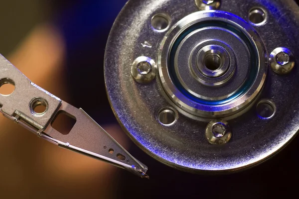Sabit disk disk makro görünümü — Stok fotoğraf
