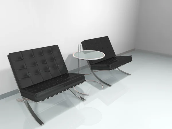 Sofa und Tisch — Stockfoto