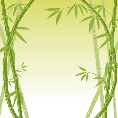 Bamboo background clipart