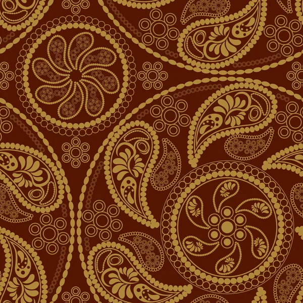 Patrón de mandala retro sin costuras — Archivo Imágenes Vectoriales