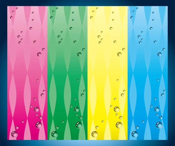 Bannière de bulle abstraite — Image vectorielle