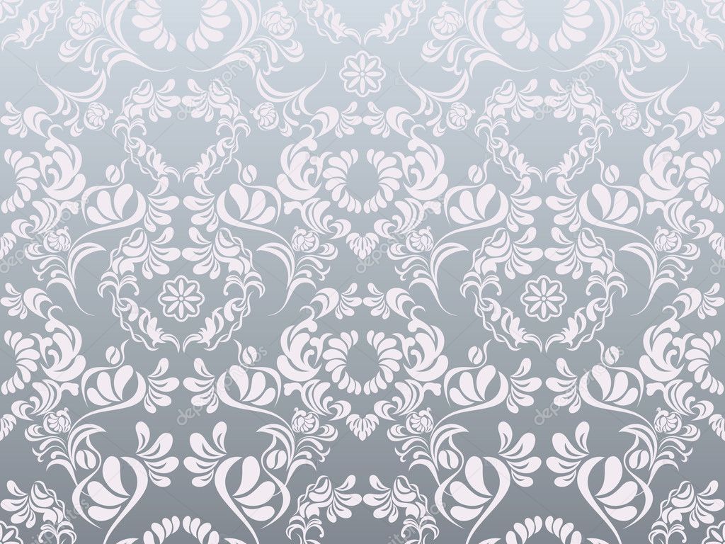 Abstract silver decoration pattern