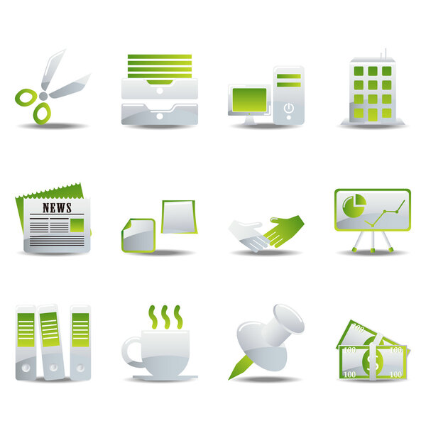 Набор значков офиса
