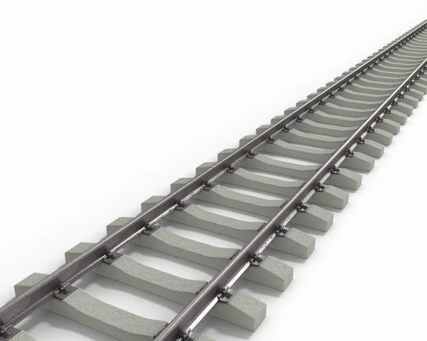 stock image Long Rails Diagonal