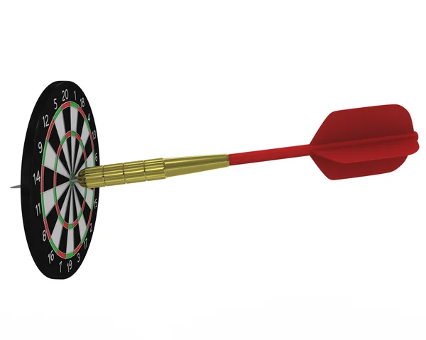 Grote vs kleine dartboard — Stockfoto