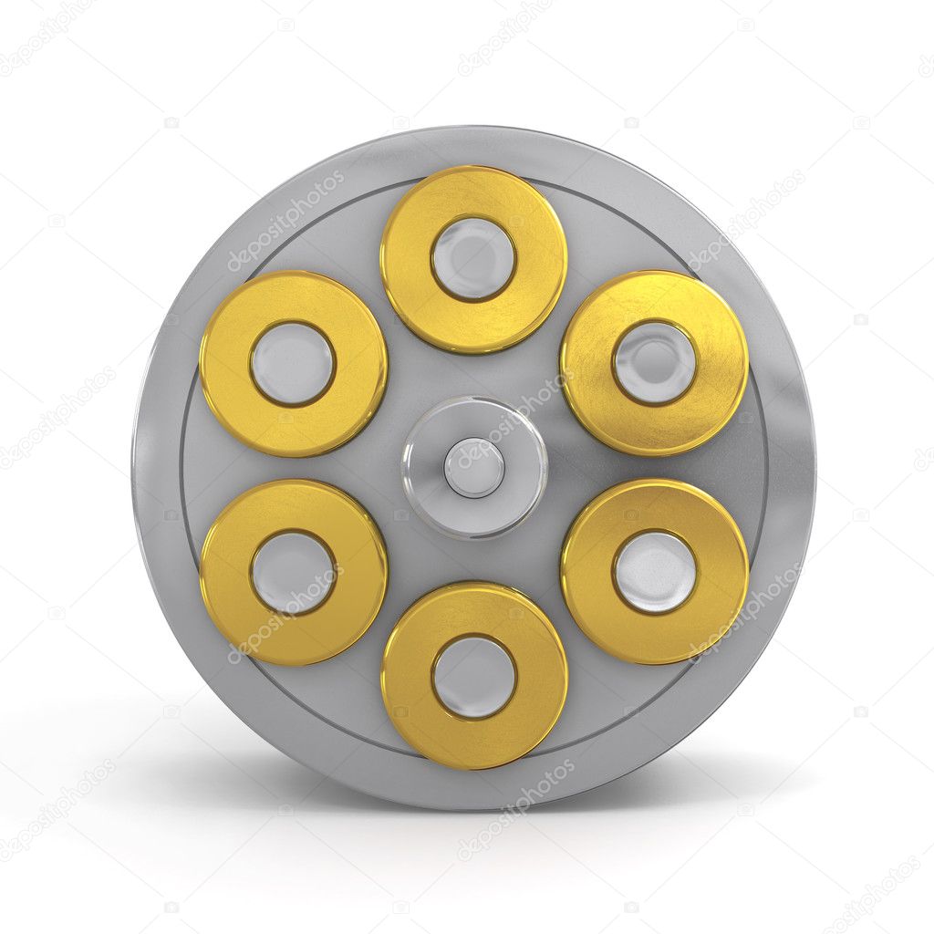 Revolver cylinder — Stock Photo © Zelfit #2972859