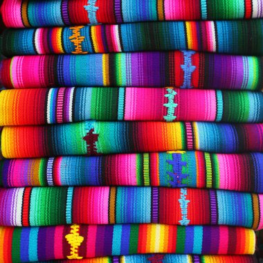 Guatemalan blankets clipart