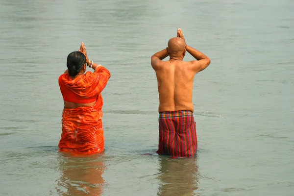 Індуїстські молитви — стокове фото
