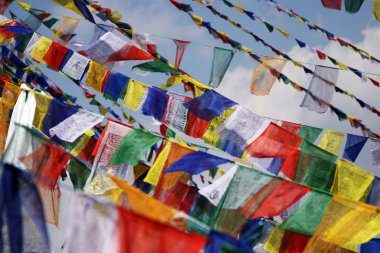 Prayer flags clipart