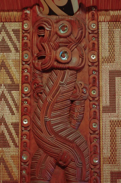 stock image MAORI CARVINGS