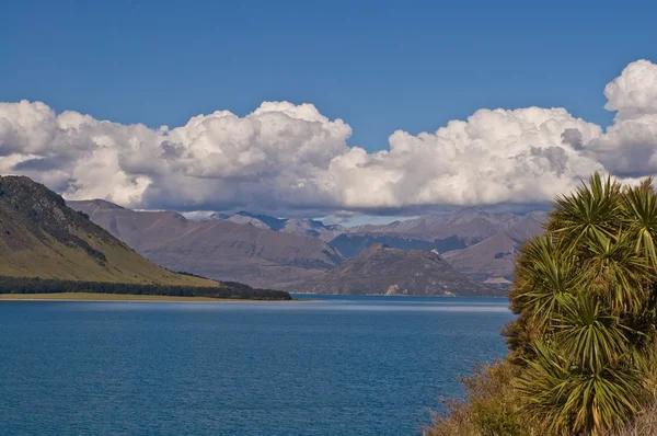 Zuidelijke Alpen, Nieuw-Zeeland Stockfoto