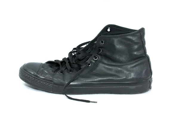 Czarny sneaker — Zdjęcie stockowe