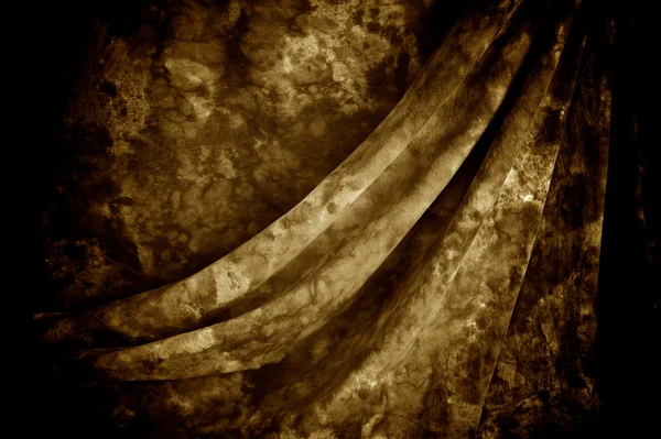 Draped mottled sepia background — Stock Photo, Image