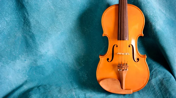 Cuerpo de violín azul intenso —  Fotos de Stock