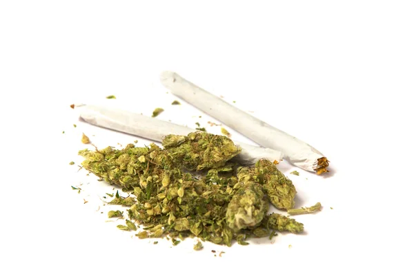 Recepty marihuany — Zdjęcie stockowe