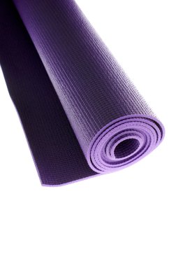 Yoga mat for exercise clipart