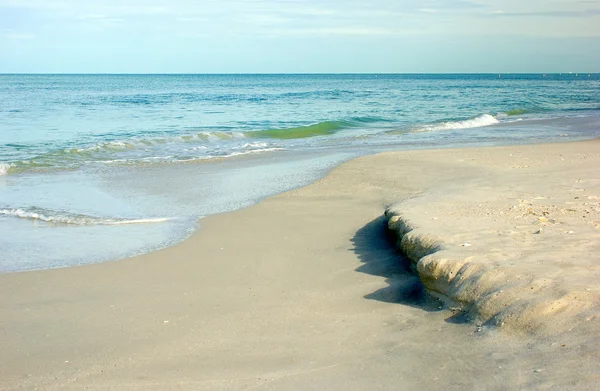 Flowing tide at the gulf of mexico — Stock Photo, Image