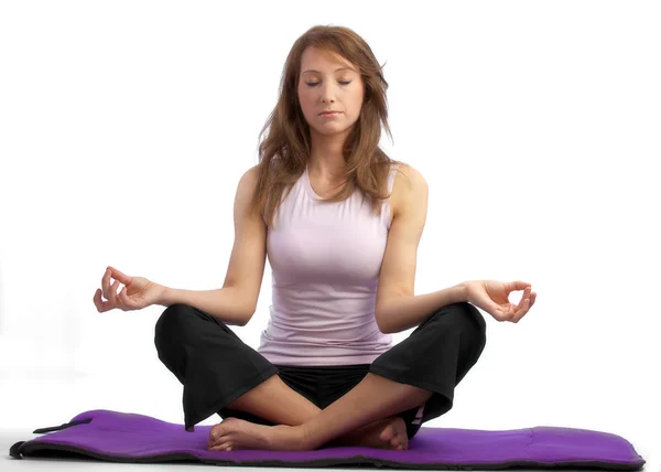 stock image Attractive yoga woman