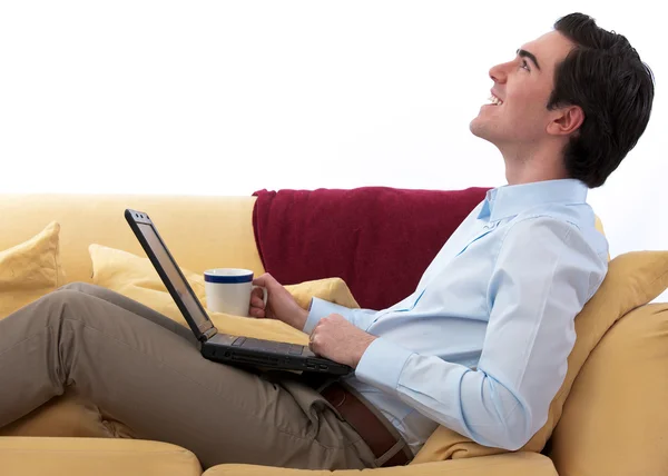 Relaxed telecommuting — Stock Photo, Image
