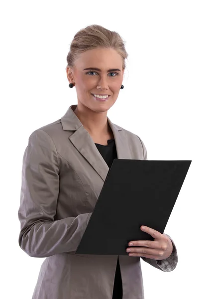 Beautiful young businesswoman Stock Picture