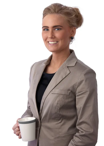 Beautiful young businesswoman Stock Picture