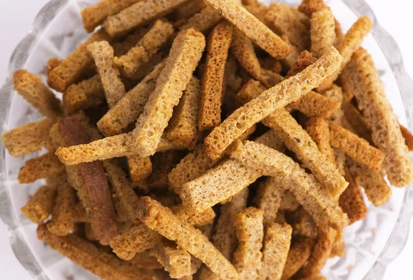 stock image Appetizing rusks in bowl