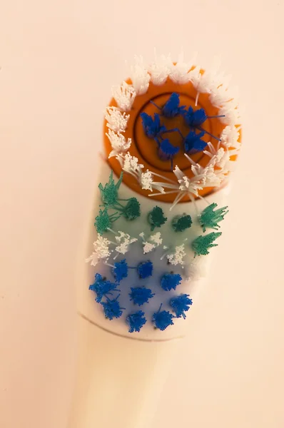 Closeup of a toothbrush — Stock Photo, Image