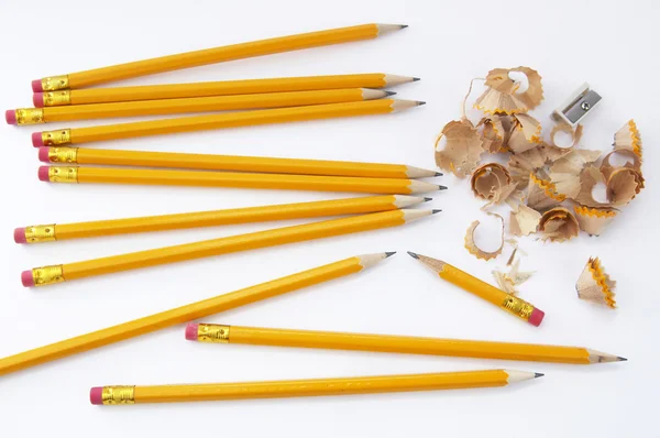 Color pencil sharpening — Stock Photo, Image