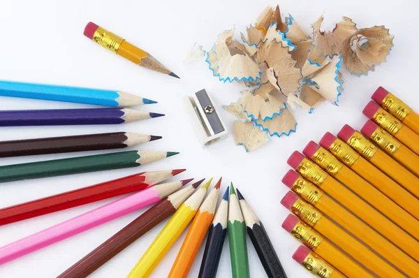 Afilado a lápiz de color —  Fotos de Stock