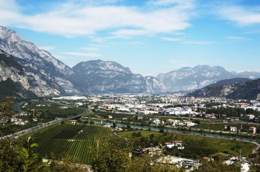 Trento view clipart