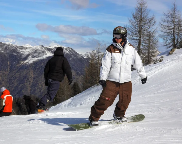 stock image Italian Alps for snowboarding