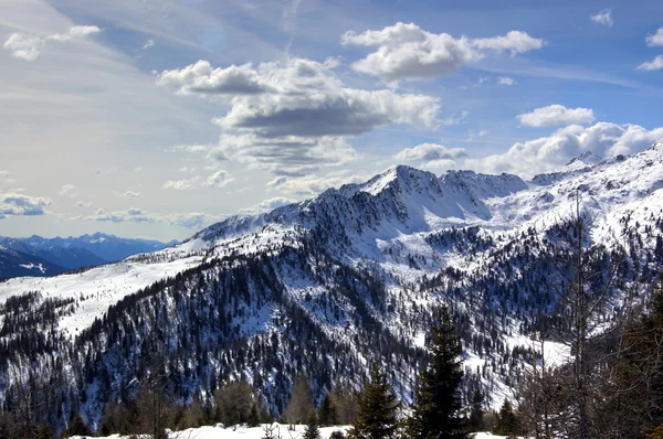 イタリア アルプスのスキー — ストック写真