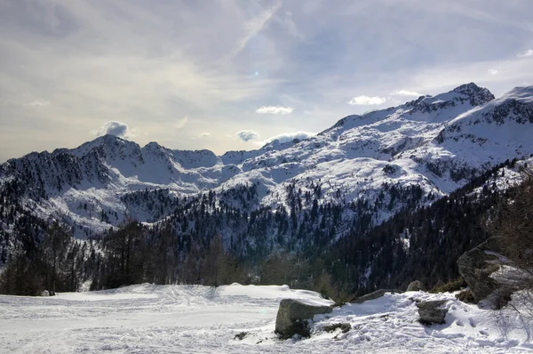 Italian Alps for skiing — Stock Photo, Image