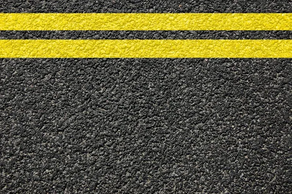 Textura de estrada com linhas — Fotografia de Stock