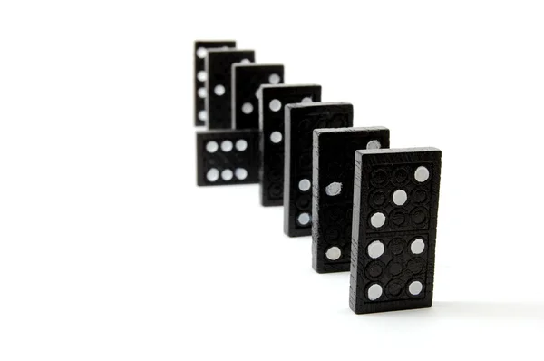 Individuální domino — Stock fotografie