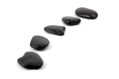 Stones isolated on white background clipart